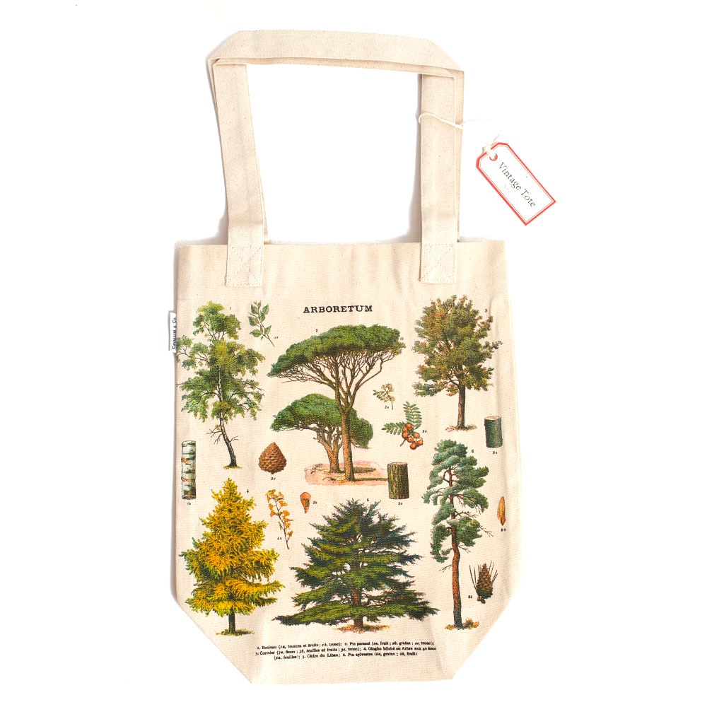 Cavallini, Canvas, Tote, Bag, Arboretum